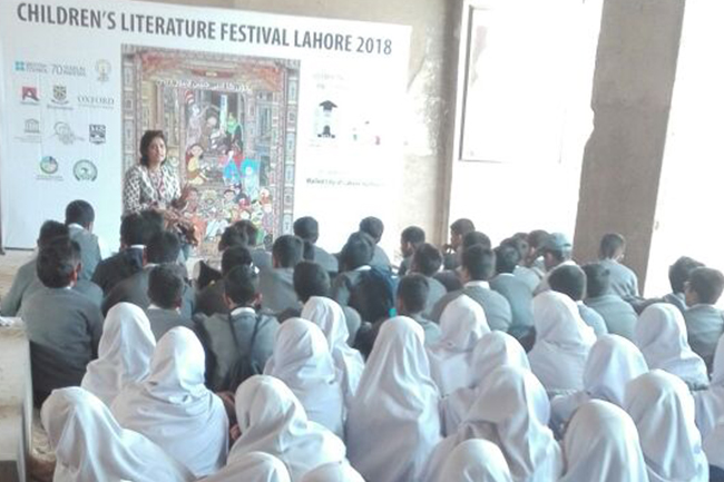 Story telling session with Hareem Sumbul