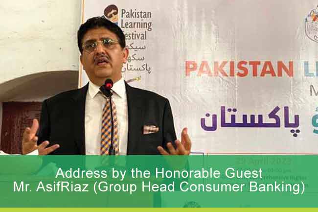 Address by the Honorable Guest Mr. AsifRiaz (Group Head Consumer Banking)