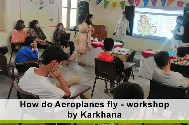 How do Aeroplanes fly - workshop by Karkhana