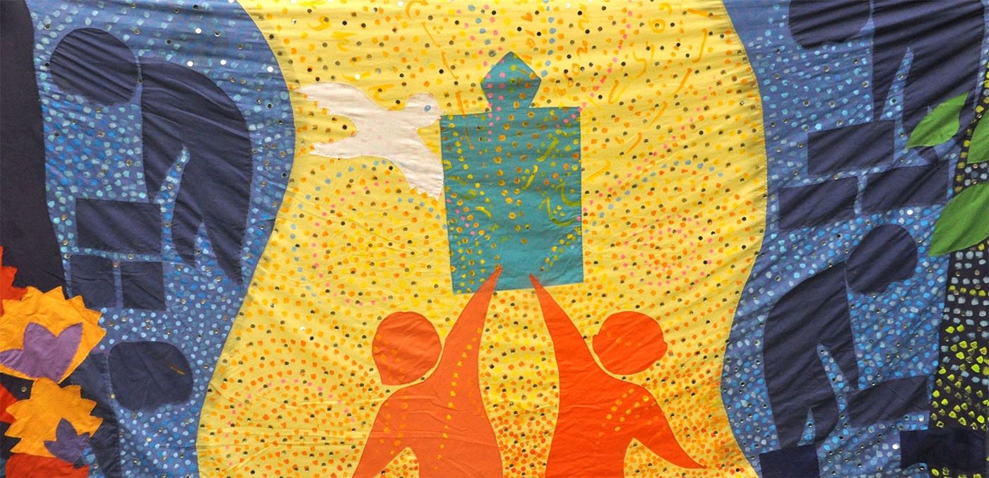 Multi-coloured Scarf of Peace