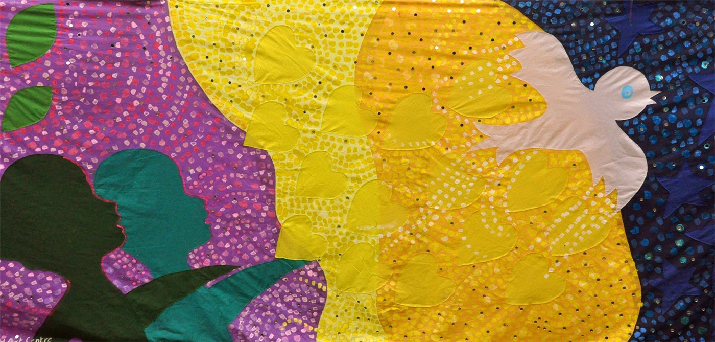 Multi-coloured Scarf of Peace