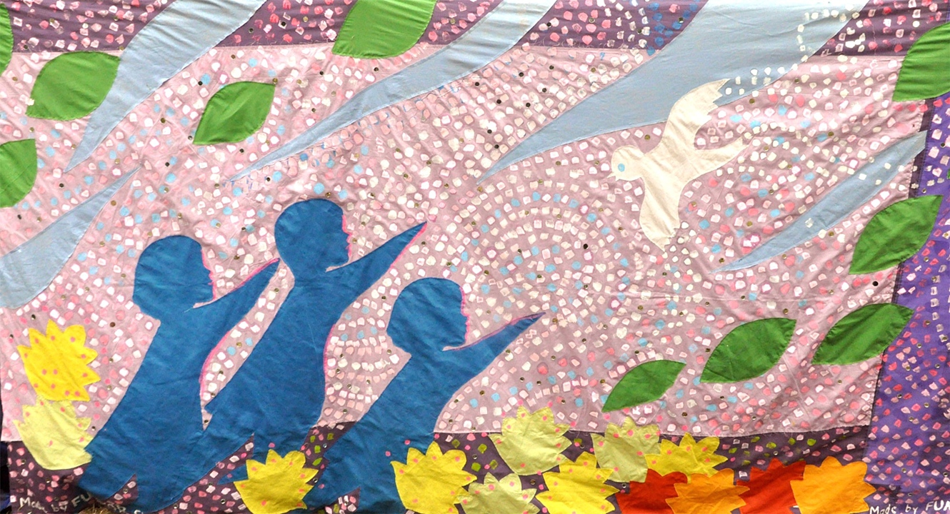 Multi-coloured Scarf of Peace
