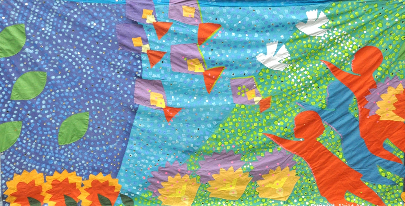 Multi-coloured Scarf of Peace